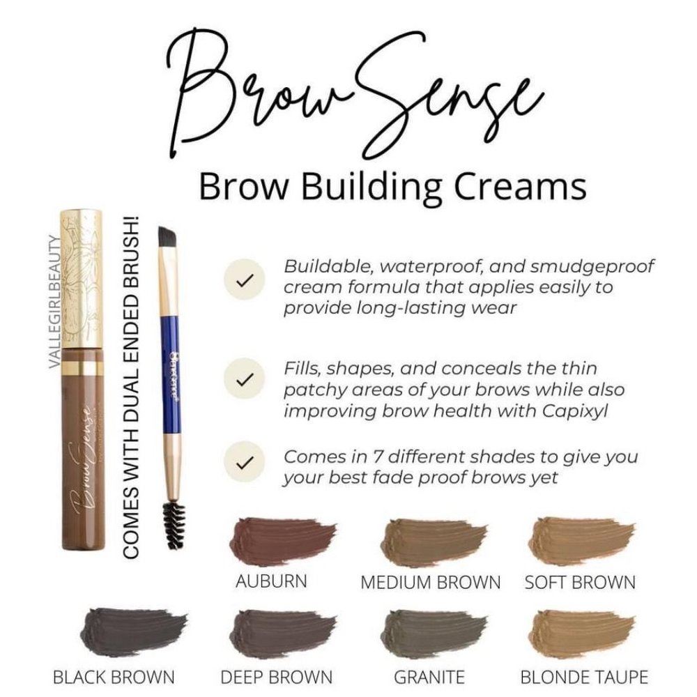 Brow cream filler with brush and spoolie. Clearance!